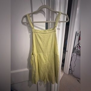 Yellow princess Polly romper